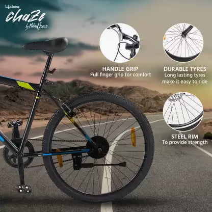 Lifelong Chaze by Milind Soman CZBC2601 26 T Road Cycle (Single Speed, Multicolor) Lifelong Chaze by Milind Soman CZBC2601 26 T Road Cycle (Single Speed, Multicolor)